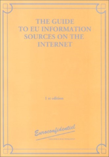 Guide Eu Inform Sources Intern, Hardback Book