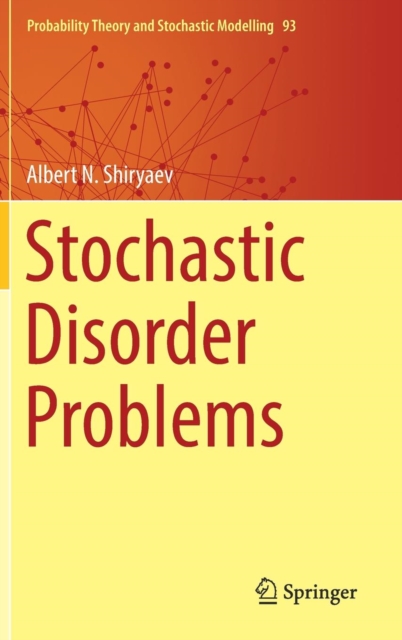 Stochastic Disorder Problems, Hardback Book