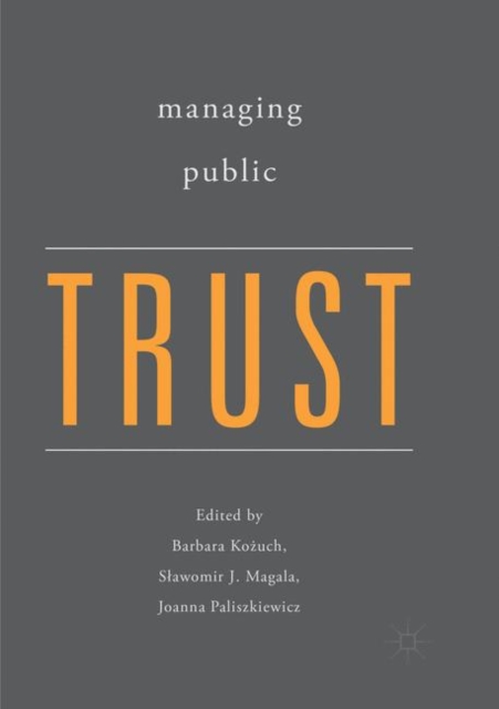 Managing Public Trust, Paperback / softback Book