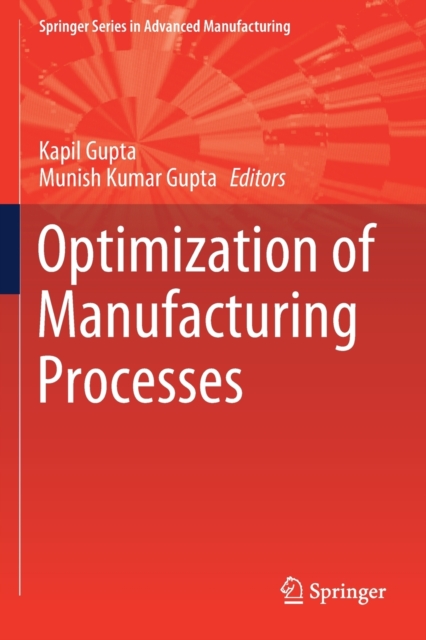 Optimization of Manufacturing Processes, Paperback / softback Book