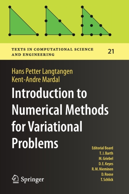 Introduction to Numerical Methods for Variational Problems, Paperback / softback Book