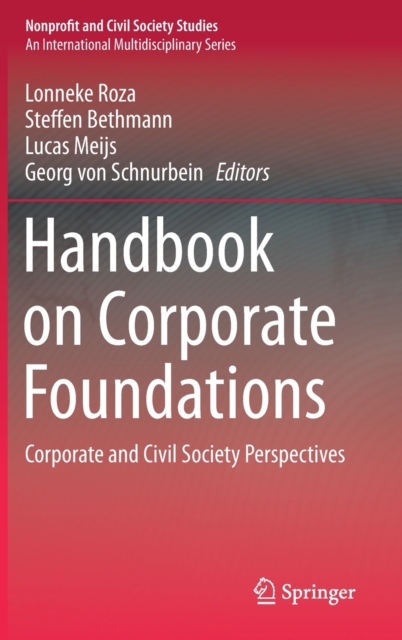 Handbook on Corporate Foundations : Corporate and Civil Society Perspectives, Hardback Book