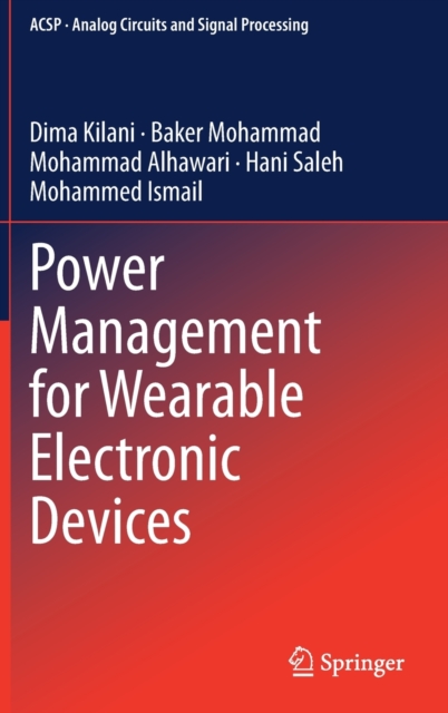 Power Management for Wearable Electronic Devices, Hardback Book