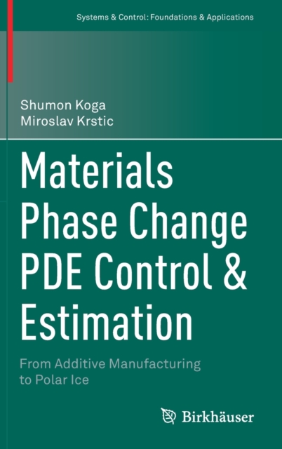 Materials Phase Change PDE Control & Estimation : From Additive Manufacturing to Polar Ice, Hardback Book