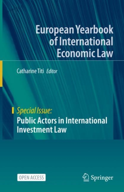 Public Actors in International Investment Law, Hardback Book