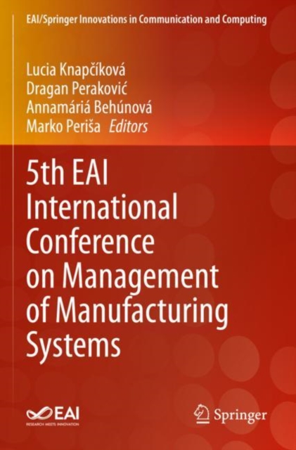 5th EAI International Conference on Management of Manufacturing Systems, Paperback / softback Book