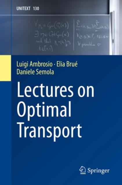 Lectures on Optimal Transport, Paperback / softback Book