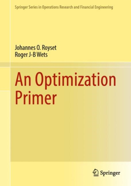 An Optimization Primer, Hardback Book