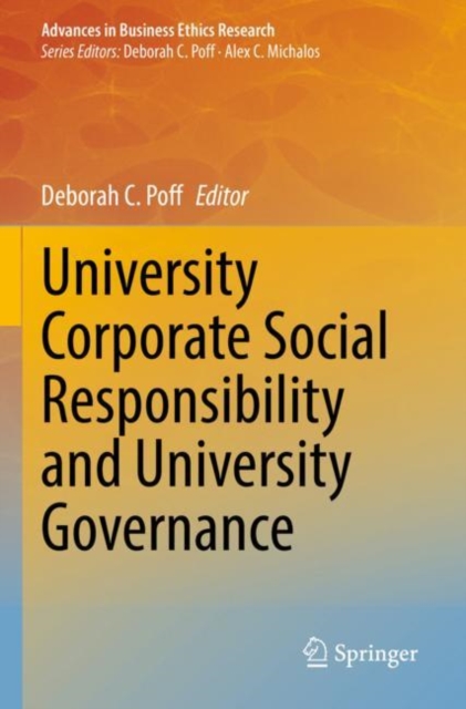 University Corporate Social Responsibility and University Governance, Paperback / softback Book