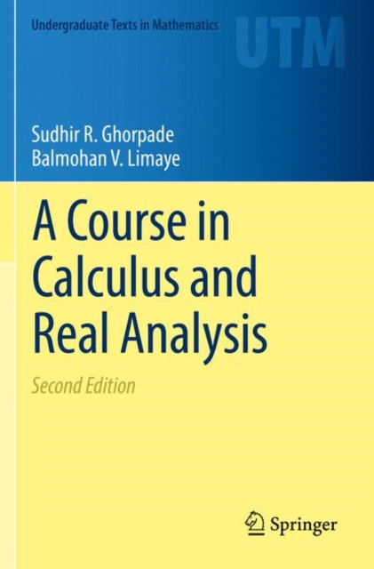 A Course in Calculus and Real Analysis, Paperback / softback Book