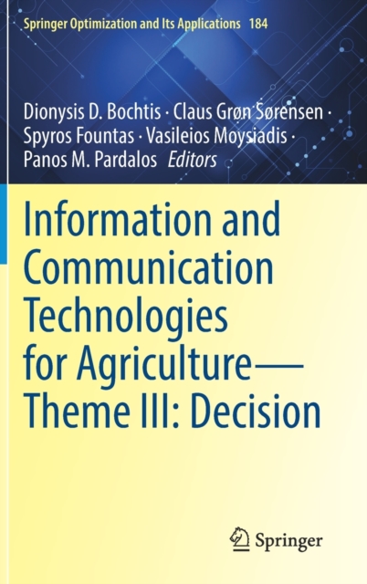 Information and Communication Technologies for Agriculture-Theme III: Decision, Hardback Book