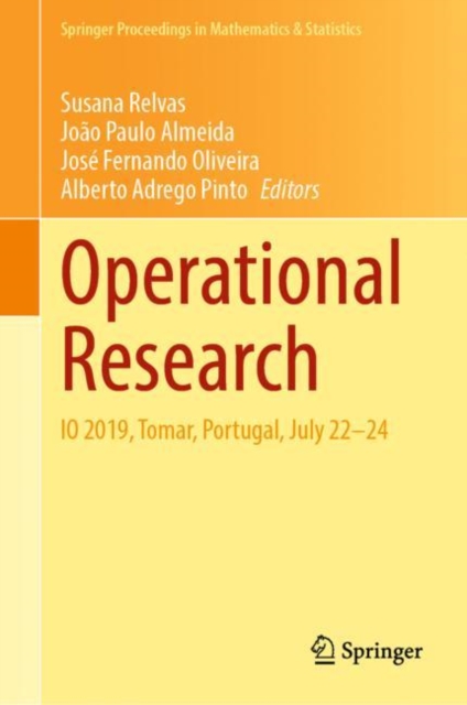 Operational Research : IO 2019, Tomar, Portugal, July 22-24, Hardback Book