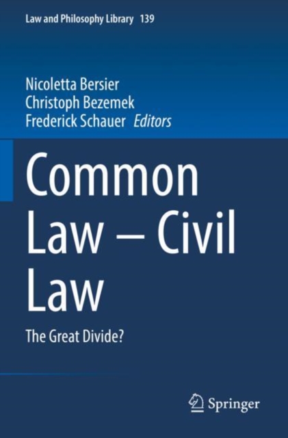 Common Law - Civil Law : The Great Divide?, Paperback / softback Book