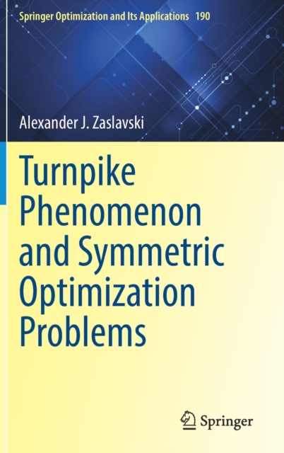 Turnpike Phenomenon and Symmetric Optimization  Problems, Hardback Book