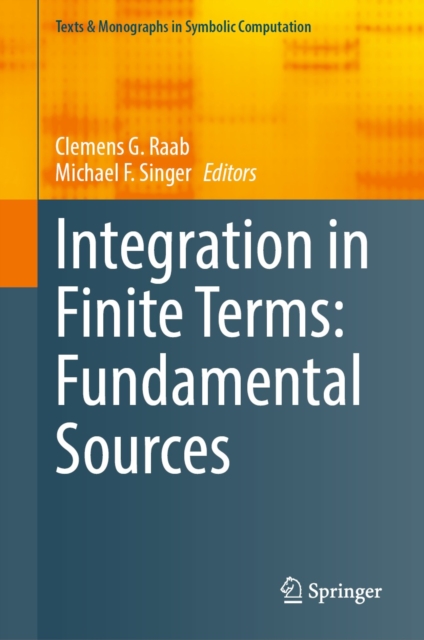 Integration in Finite Terms: Fundamental Sources, PDF eBook