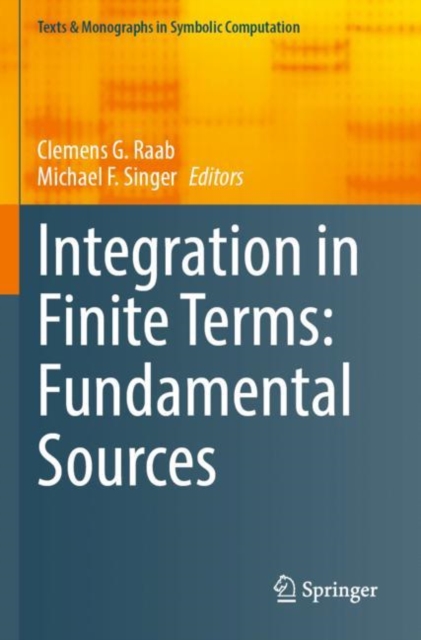 Integration in Finite Terms: Fundamental Sources, Paperback / softback Book