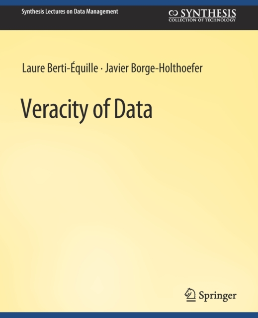 Veracity of Data, Paperback / softback Book