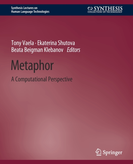 Metaphor : A Computational Perspective, Paperback / softback Book