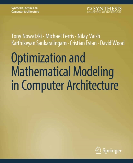 Optimization and Mathematical Modeling in Computer Architecture, PDF eBook