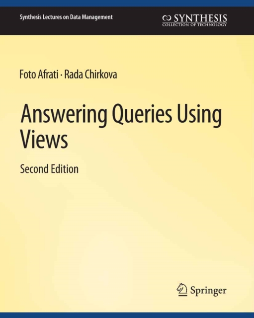 Answering Queries Using Views, Second Edition, PDF eBook