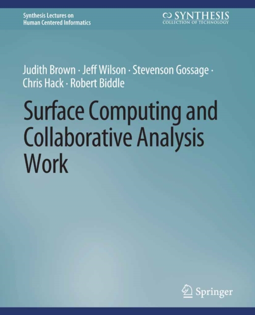 Surface Computing and Collaborative Analysis Work, PDF eBook