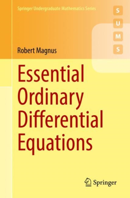 Essential Ordinary Differential Equations, Paperback / softback Book