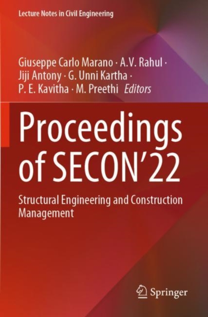 Proceedings of SECON'22 : Structural Engineering and Construction Management, Paperback / softback Book