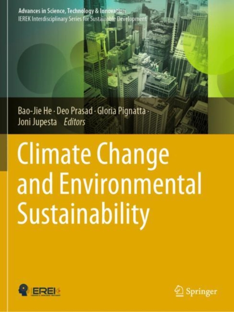 Climate Change and Environmental Sustainability, Paperback / softback Book