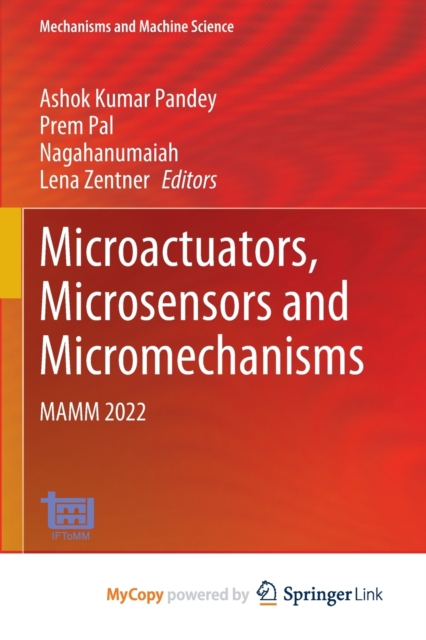 Microactuators, Microsensors and Micromechanisms : MAMM 2022, Paperback Book