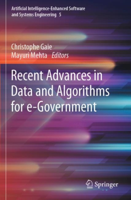 Recent Advances in Data and Algorithms for e-Government, Paperback / softback Book