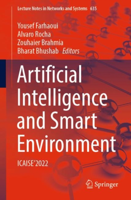 Artificial Intelligence and Smart Environment : ICAISE’2022, Paperback / softback Book