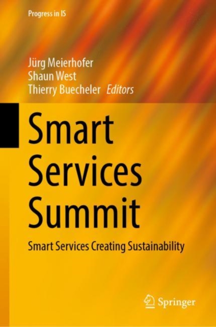 Smart Services Summit : Smart Services Creating Sustainability, Hardback Book