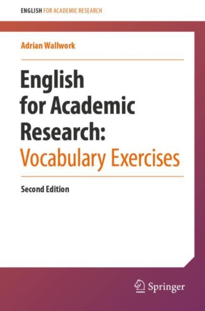 English for Academic Research:  Vocabulary Exercises, Paperback / softback Book