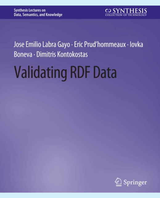 Validating RDF Data, PDF eBook