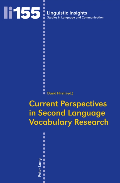 Current Perspectives in Second Language Vocabulary Research, Paperback / softback Book