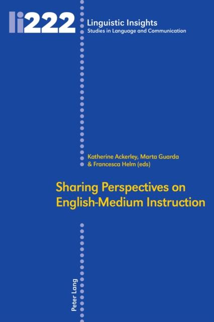 Sharing Perspectives on English-Medium Instruction, PDF eBook