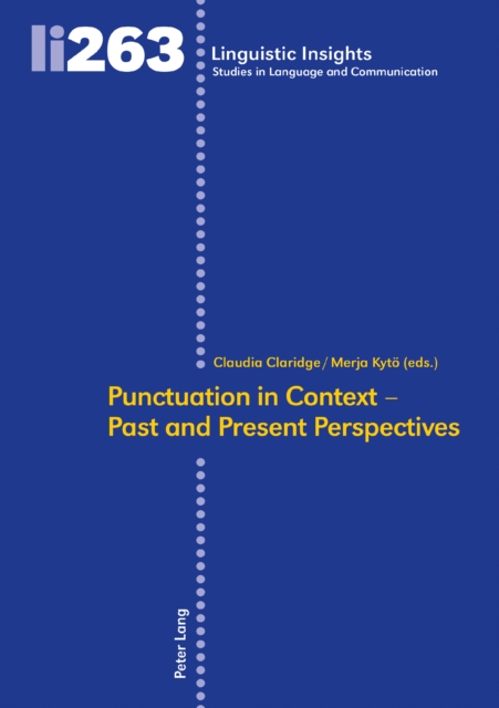 Punctuation in Context - Past and Present Perspectives, PDF eBook