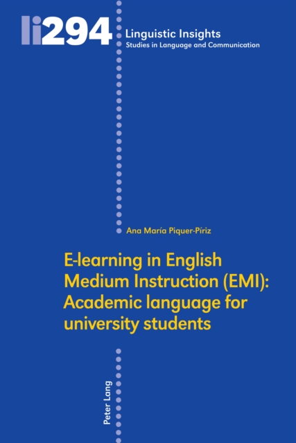E-learning in English Medium Instruction (EMI): Academic language for university students, Hardback Book