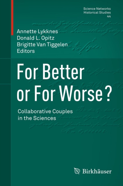 For Better or For Worse? Collaborative Couples in the Sciences, PDF eBook