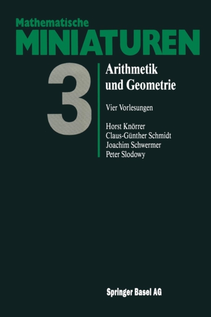 Arithmetik und Geometrie : Vier Vorlesungen, Paperback / softback Book