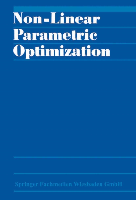 Non-Linear Parametric Optimization, PDF eBook