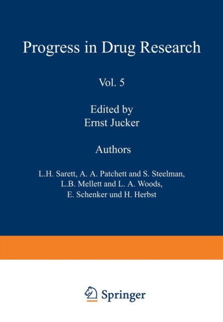 Fortschritte der Arzneimittelforschung /  Progress in Drug Research /  Progres des recherches pharmaceutiques, Paperback / softback Book