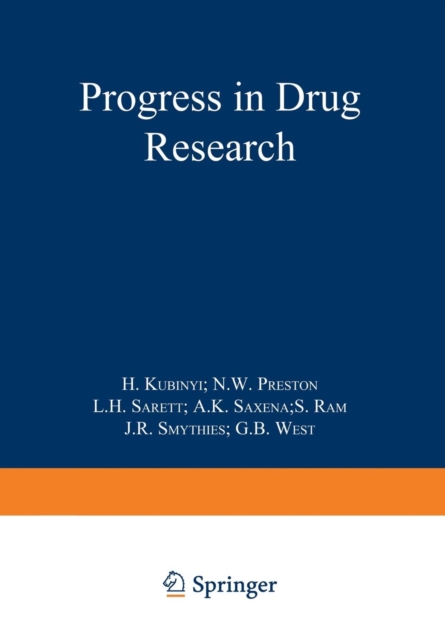 Progress in Drug Research / Fortschritte der Arzneimittelforschung / Progres des recherches pharmaceutiques, Paperback / softback Book