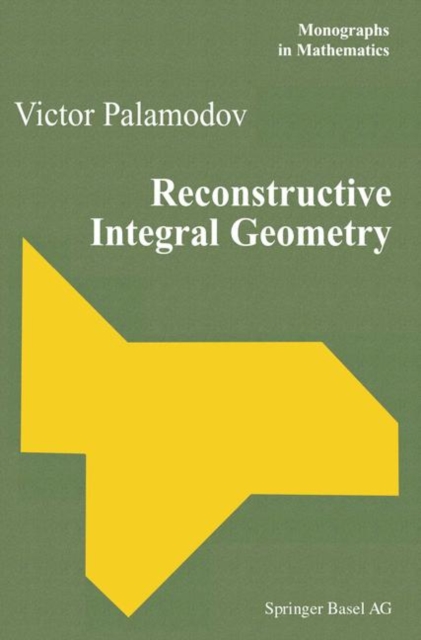 Reconstructive Integral Geometry, PDF eBook
