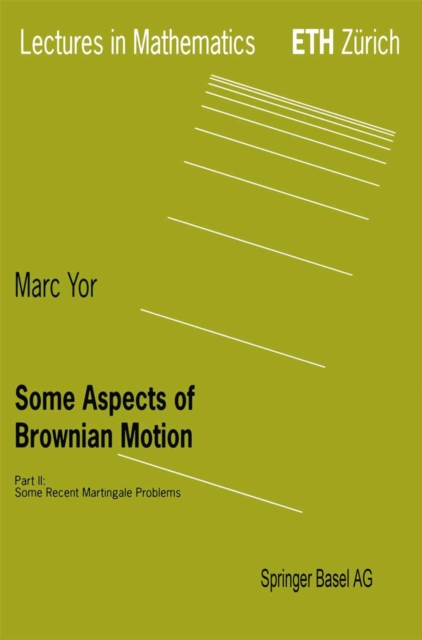 Some Aspects of Brownian Motion : Part II: Some Recent Martingale Problems, PDF eBook