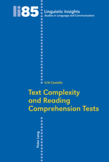 Text Complexity and Reading Comprehension Tests, PDF eBook