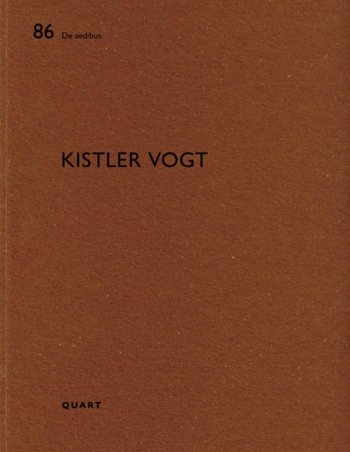 Kistler Vogt : De Aedibus 86, Paperback / softback Book