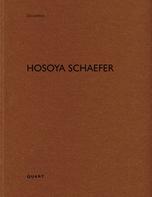 Hosoya Schaefer : De aedibus, Paperback / softback Book