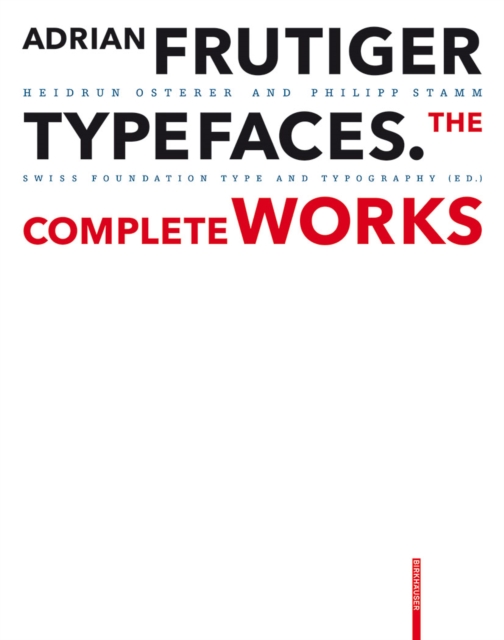 Adrian Frutiger - Typefaces : The Complete Works, PDF eBook
