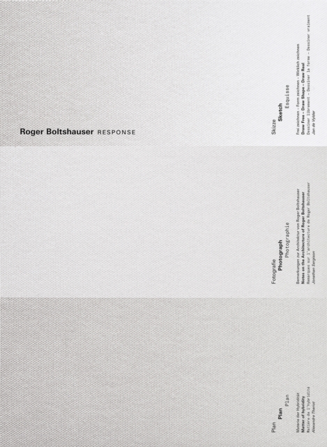 Roger Boltshauser - Response, Paperback / softback Book